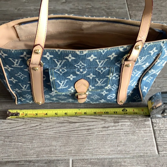 blue fabric tote - Picture 8 of 10